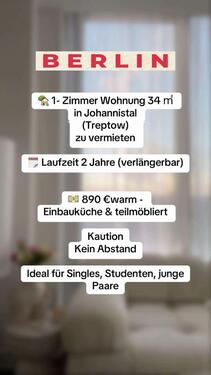 Foto - 1 Zimmer Wohnung Berlin ab sofort FREI