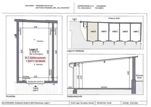 Foto - Moderne geräumige Lagerhalle im abgeschlossenen Gewerbehof