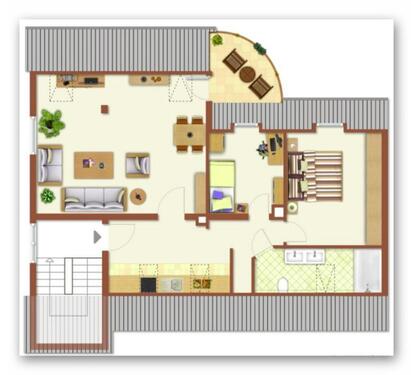 Foto - 3 Zimmer DG Wohnung Burgoberbach