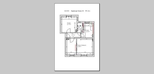 Foto - ERSTBEZUG nach Sanierung - charmante 2-Raum-Wohnung charaktervollem Altbau in Bad Salzelmen