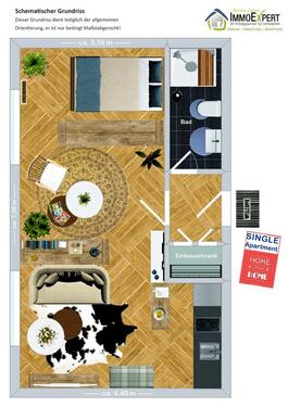 Foto - 1 Zimmer Etagenwohnung zur Miete in Essen