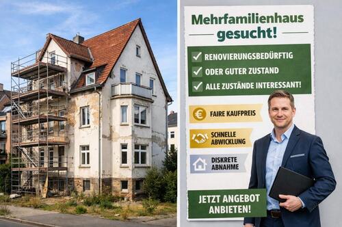 Foto - Mehrfamilienhaus zu verkaufen? Ich kaufe direkt – ohne Makler