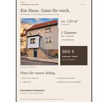 120qm Haus 6ZKB idyllisch gelegen zur Alleinnutzung - Schauenburg
