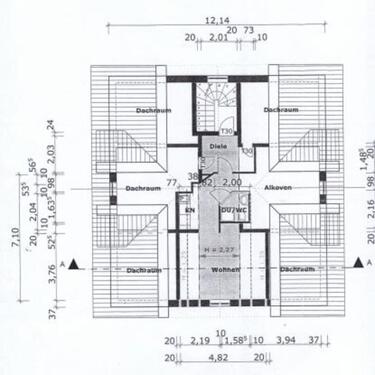 Foto - KEMPTEN, zentral nähe Forum - kl. DG Wohnung mit Schlafnische