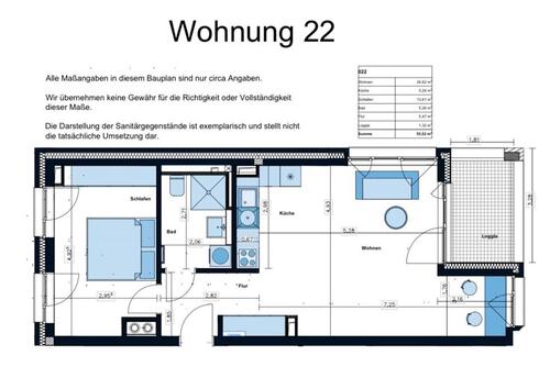 Foto - 2 Zimmer Etagenwohnung zur Miete in Bremerhaven