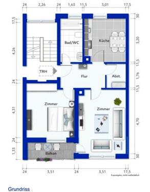 Foto - Modernisierte Wohnung in Ulm-Böfingen zu vermieten