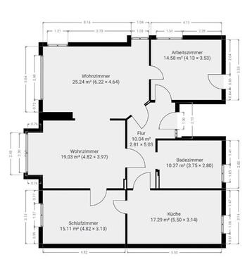 Foto - 4 Zimmer Erdgeschoßwohnung zur Miete in Helmstedt