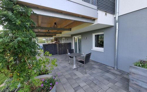 Foto - 1-Zimmer Ferienwohnung mit überdachter Süd-Terrasse, separatem Bad, Küche, TV, WLAN, Parkplatz, Waschtrockner