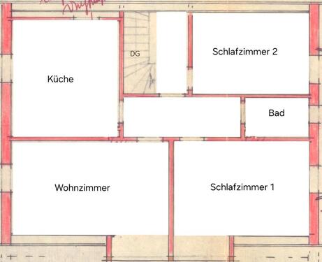 Foto - Etagenwohnung in Theres zur Miete