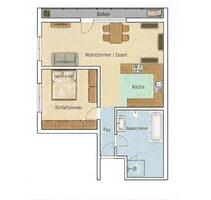 2 Zimmer Wohnung mit Balkon , Erstbezug - Salem