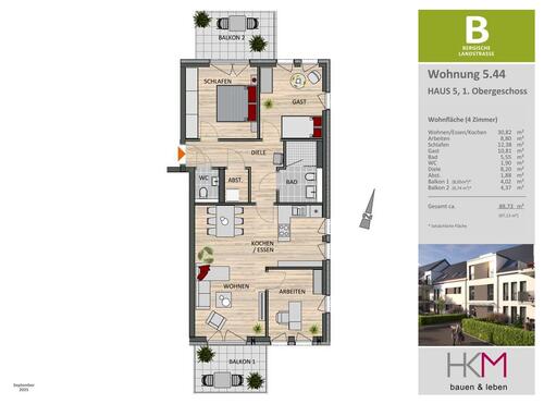 Foto - 4 Zimmer Etagenwohnung zur Miete in Leverkusen