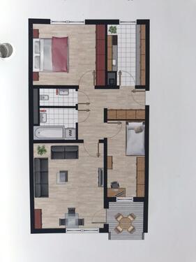 Foto - Etagenwohnung in Unterschleißheim zur Miete