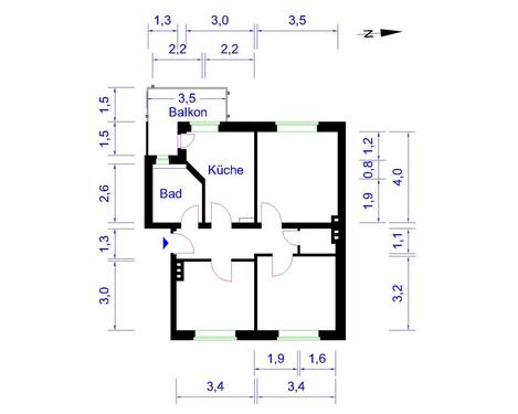 Foto - 3 Zimmer Etagenwohnung in Magdeburg