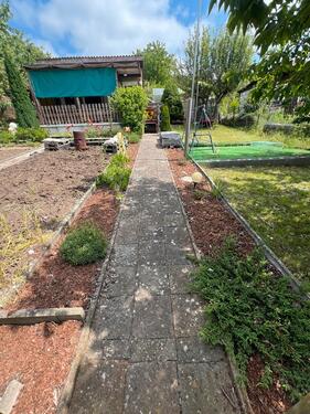 Foto - Gepflegter Pachtgarten mit massiver Laube in Neubrandenburg