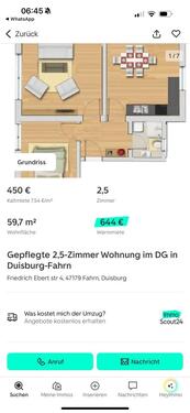 Foto - 2 Zimmer Etagenwohnung zur Miete in Duisburg
