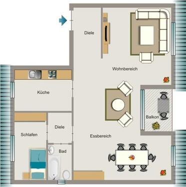 Foto - Etagenwohnung zur Miete in Recklinghausen