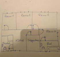 4- Raum Wohnung Saalfeld - 650,00&nbsp;EUR Kaltmiete, ca.&nbsp; 78,00&nbsp;m&sup2; in Saalfeld (Saale) (PLZ: 07318)