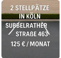 2 Stellplätze in Köln - Subbelrather Str. 463 ab sofort - Wuppertal Gemarkung Elberfeld