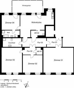 Foto - 4 Zimmer Etagenwohnung zur Miete in Leipzig