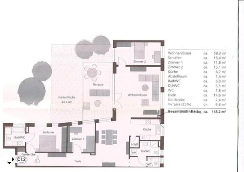 Foto - Etagenwohnung zur Miete in Heilbronn