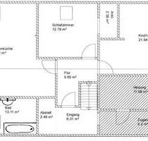 3 Raum Wohnung, Stülpe, ca. 85m², Vinylfußboden, PKW-Stellplatz - Nuthe-Urstromtal