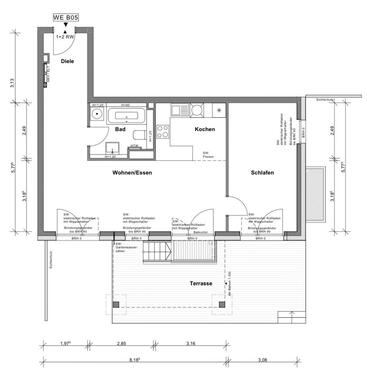 Foto - Erstbezug: 2-Zimmer-Wohnung mit Garten