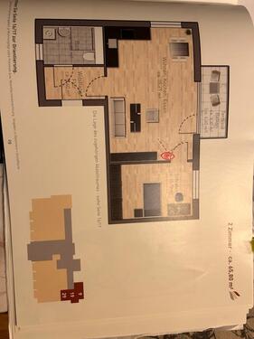 Foto - 2 Zimmer Erdgeschoßwohnung zum Kaufen in Niddatal