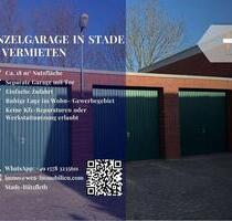 Zwei separate Garagen in guter Lage zu vermieten, mit bequemer Zufahrt und täglichem Zugang. - Stade Bützfleth