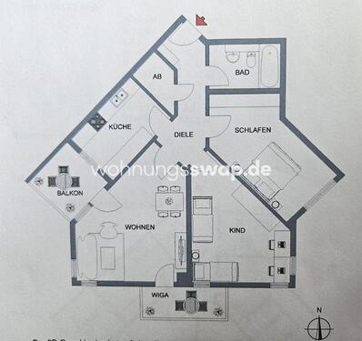 Foto - Wohnungsswap - 3 Zimmer, 83 m² - Carl-Orff-Bogen, Schwabing-Freimann, München