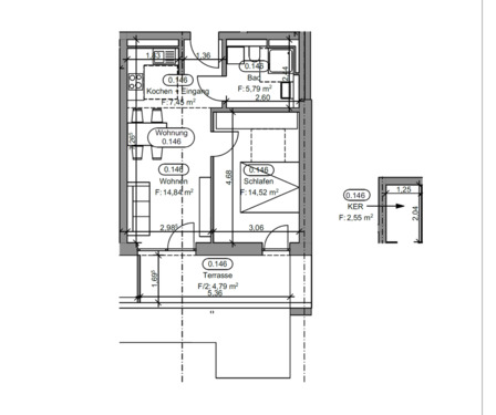 Foto - Moderne 2-Zimmer-Wohnung im neuen Lagarde-Quartier – Erstbezug
