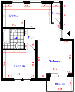 Foto - Etagenwohnung in Rochlitz
