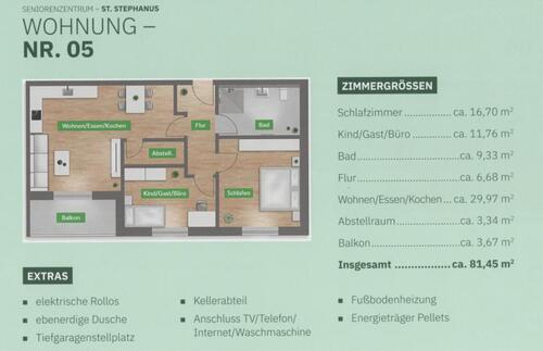 Foto - Etagenwohnung in Lalling zur Miete