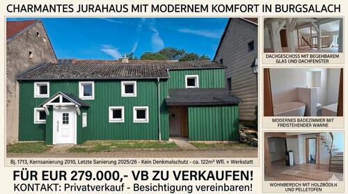 Foto - Frisch renoviertes Jurahaus (1713) - sofort bezugsfertig!
