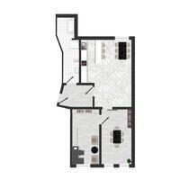 Teilmöblierte 3-Raumwohnung mit Küche - Leipzig Süd