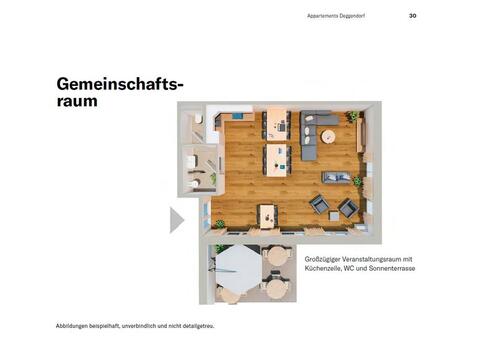 Foto - 2 Zimmer Etagenwohnung in Deggendorf