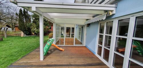 Foto - Traumhafte 3ZKB mit Kamin, Wintergarten, Garten