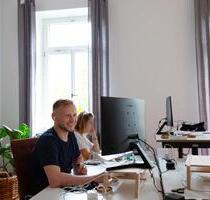 Bürogemeinschaft in Villa: flexibel, hochwertig ausgestattet, 2 Räume, Terrasse - Karlsruhe