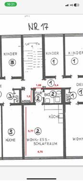 Foto - 1 Zimmer Etagenwohnung zur Miete in Marl
