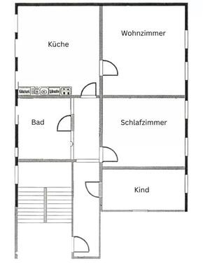 Foto - Helle 3-Zimmer-Wohnung im 3. OG – Perfekt für Familien oder WG`s