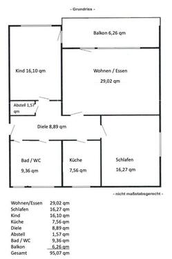 Foto - 3 Zimmer Etagenwohnung in Tamm