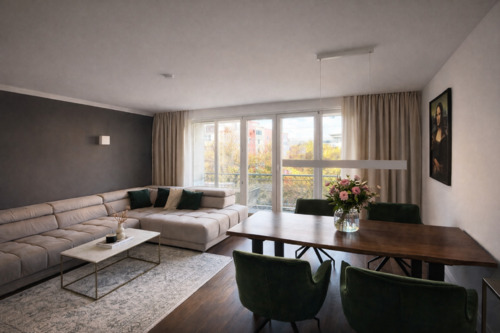 Foto - Moderne 85 m2 Wohnung im 2. OG – 2 Balkone, Einbauküche, Stpl