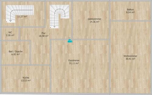 Foto - Maisonettenwohnung in Eppelheim zur Miete