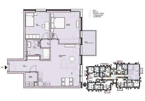 Foto - 3 Zimmer Etagenwohnung in Hemmingen