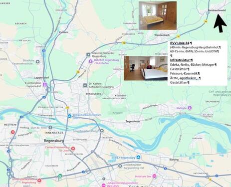 Foto - Ruhig, verkehrsgünstig 1 Zi-App. vollmöbl. -car advantageous