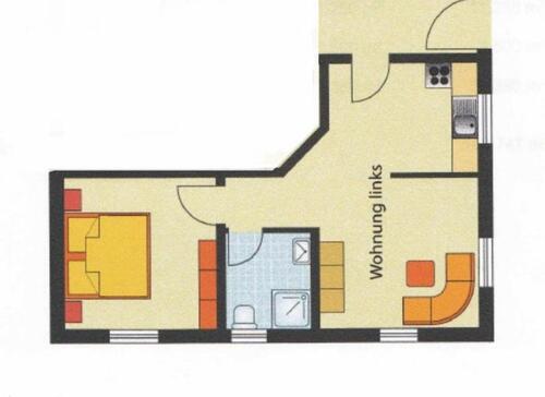 Foto - Beleuchtete Zweizimmerwohnung in Wörrstadt