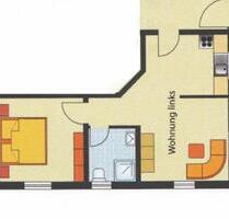 Beleuchtete Zweizimmerwohnung in Wörrstadt