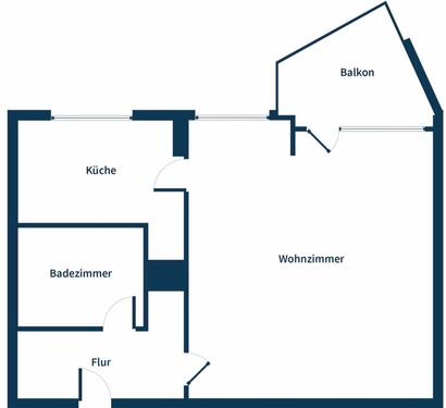 Foto - Schöne 1 Zimmer Wohnung in Spandau mit Balkon zu verkaufen