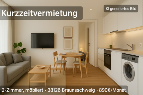 Foto - Schöne 2-Zimmer möbilierte Wohnung zur Vermietung in Braunschweig