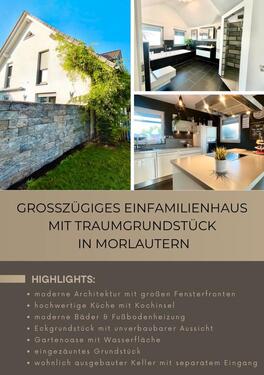 Foto - GROSSZÜGIGES EINFAMILIENHAUS MIT TRAUMGRUNDSTÜCK IN MORLAUTERN