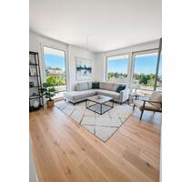 Modern. Ruhig. Grün Penthouse 3,5 Zi Neubauwohnungen mit großer Terrasse in traumhafter Feldrandlage - Marbach am Neckar